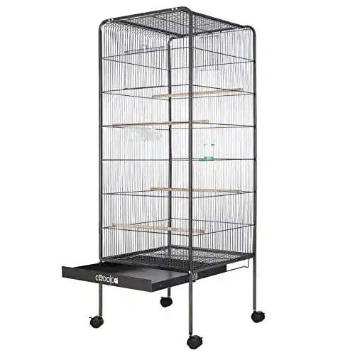 Die beste Vogelvoliere Deuba Vogelkäfig XL Vogelhaus 146x54x54cm 2026 Test Bestseller Vogelvoliere Deuba Vogelkäfig XL Vogelhaus 146x54x54cm