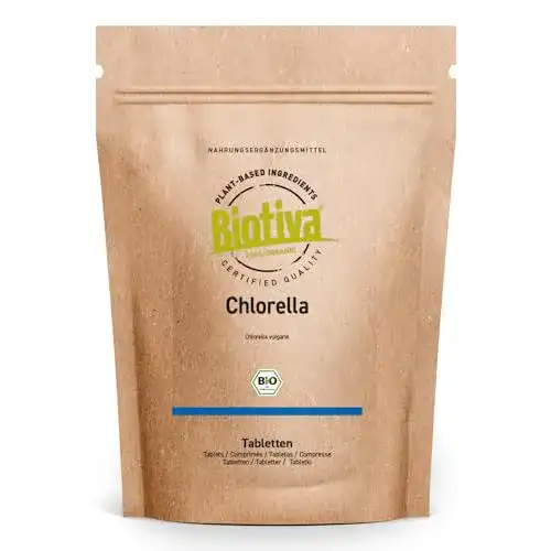 Bio-Chlorella Biotiva Chlorella Tabletten Bio, 1000 Presslinge