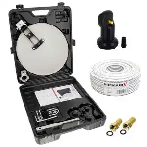 Camping-Sat-Anlage PremiumX HD, Koffer, mit Digital Single LNB