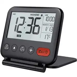Reisewecker NOKLEAD Mini Digital Wecker mit Temperaturanzeige