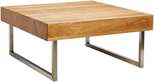 Couchtisch HomeTrends4You 266222 Inga, quadratisch, Echtholz