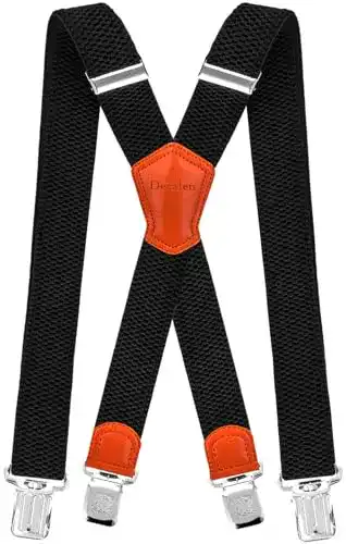 Hosenträger Decalen für Herren Breit 4 cm