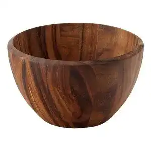 Holzschüssel Continenta Holzschale aus Akazien-Kernholz