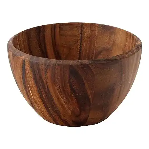 Holzschüssel Continenta Holzschale aus Akazien-Kernholz