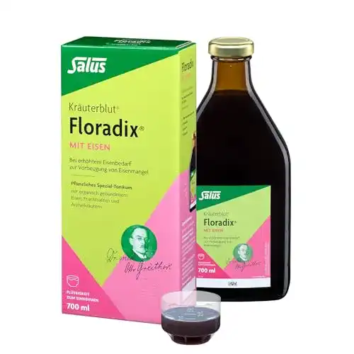 Eisenpräparat Salus Kräuterblut Floradix mit Eisen Lösung
