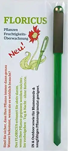 Feuchtigkeitsmesser Pflanzen Floricus 3er Set lang – mit Solar