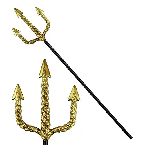 Dreizack Widmann 24222 Golden, ca. 120 cm, schwarzer Stiel