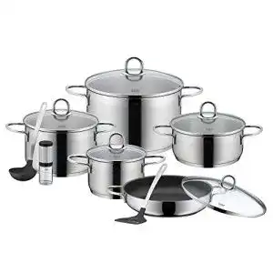 Silit-Topfset Silit Diamant Topfset Induktion 9-teilig, Glasdeckel
