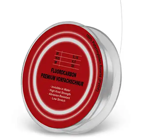 Vorfachschnur Storfisk fishing & more Fluorocarbon , 30 m, unsichtbar unter Wasser, für alle Fischarten