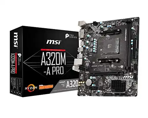 Die beste Micro-ATX-Mainboard MSI Mainboard AM4 Micro ATX AMD A320 2026 Test Bestseller Micro-ATX-Mainboard MSI Mainboard AM4 Micro ATX AMD A320