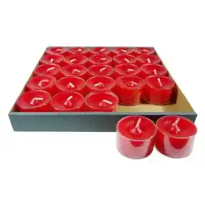 Teelicht CandleCorner 25er, Nightlights, transp. Hülle, 7-8 Std.