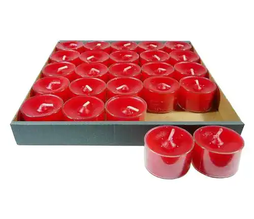 Teelicht CandleCorner 25er, Nightlights, transp. Hülle, 7-8 Std.