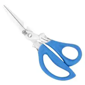 Fischschere CUDA Anglerschere – rostfreier Stahl – titannitriert – Wellenschliff – Fischschupper