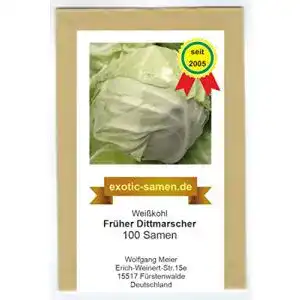 Weißkohl-Samen exotic-samen Weißkohl, Dithmarscher, früh