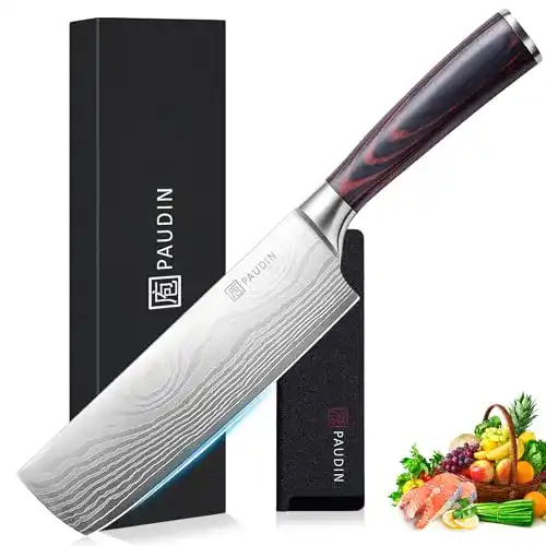 Santokumesser PAUDIN Japanisches Messer, Klingenlänge 17cm