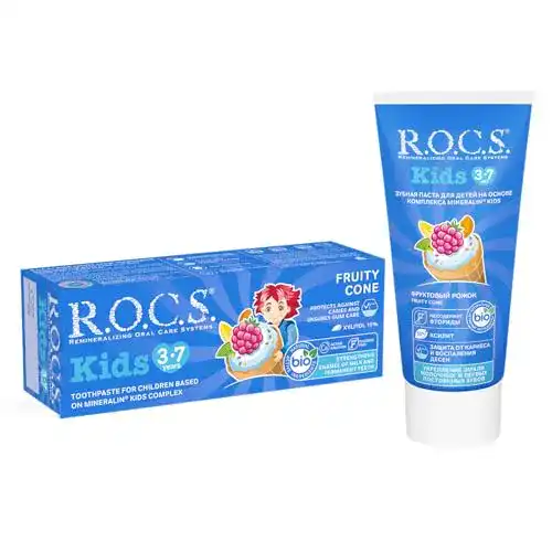 Rocs-Zahnpasta rocs R.O.C.S. Zahnpasta Fruchteisgeschmack 45 g