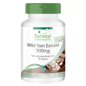Yamswurzel-Kapseln fairvital Wild Yam Extrakt Kapseln 500mg