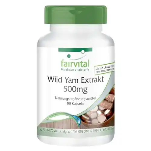 Yamswurzel-Kapseln fairvital Wild Yam Extrakt Kapseln 500mg