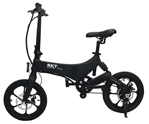 E-Bike Klapprad SXT Scooters SXT Velox faltbares Pedelec Schwarz