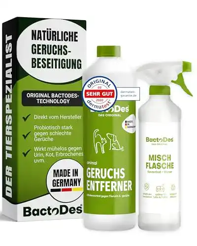 Geruchsneutralisierer BactoDes Animal Tier Geruchsentferner 1 L