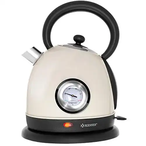 Retro-Wasserkocher KESSER ® Wasserkocher Edelstahl, 1,8 Liter