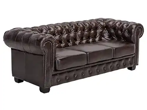 3-Sitzer-Sofa Woodkings ® Chesterfield Sofa 3-Sitzer Vintage