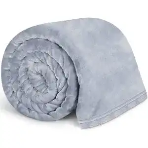 Sofadecke Familybox Kuscheldecke Flauschig, Fleecedecke, grau