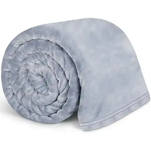 Sofadecke Familybox Kuscheldecke Flauschig, Fleecedecke, grau