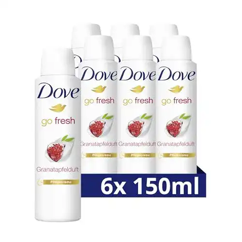 Dove-Deo Dove go fresh Granatapfel- & Zitronenverbenenduft, 6er