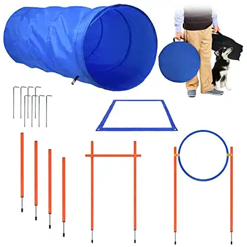 Agilitygeräte NAIZY Hunde Agility Ausrüstungs Set Beweglichkeit