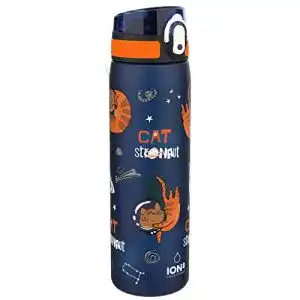 ion8-Trinkflasche ion8 auslaufsichere, Katzenastronaut, 600ml