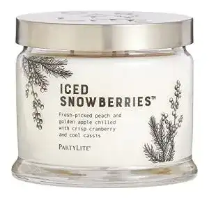 Partylite-Kerzen Partylite 3-Docht-Duftwachsglas Eisfrüchte