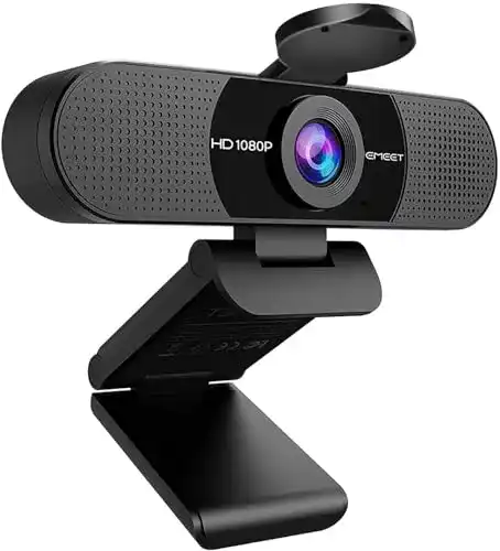 4K-Webcam EMEET Full HD Webcam – C960 1080P Webcam mit