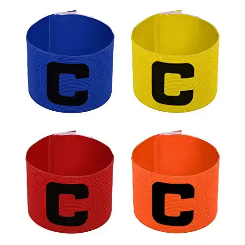 Kapitänsbinde JUHONNZ Captain Armband, 4 Stück Elastic