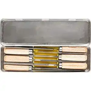 Schlüsselfeilen PFERD -Set 265 K in Metallbox, 6 Feilen, 100mm