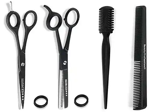 Haarschneideset InstrumenteNrw Friseurscheren Set 4-Teilig