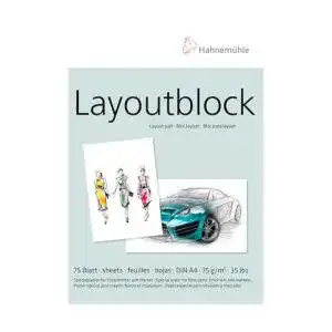 Hahnemühle-Papier Hahnemühle 10625040 Layout Block A4 75g