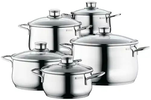 WMF-Topfset WMF Diadem Plus Induktion 5-teilig, Kochtopf Set