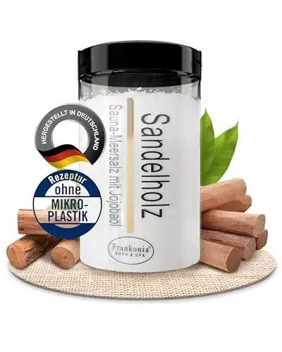 Saunasalz Frankonia BATH & SPA Sauna Salz Peeling Sandelholz