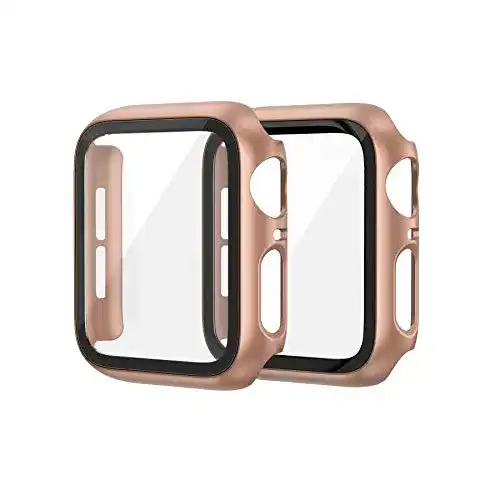 Apple-Watch-6-Hülle EDIMENS 2er Pack Hard PC Case