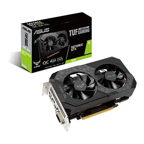 GeForce GTX 1650 Asus TUF Nvidia 4GB OC Edition Gaming