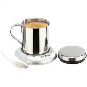 USB-Tassenwärmer PEARL Tassenwärmer: mit Isolier-Tasse