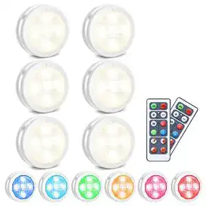 LED-Schrankbeleuchtung SOLMORE Schrankleuchten LED, 6er RGB