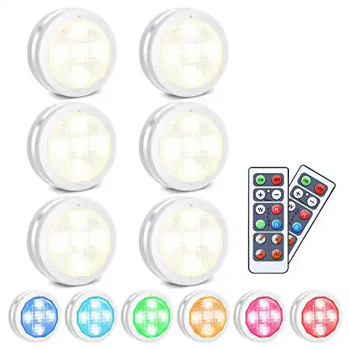 LED-Schrankbeleuchtung SOLMORE Schrankleuchten LED, 6er RGB