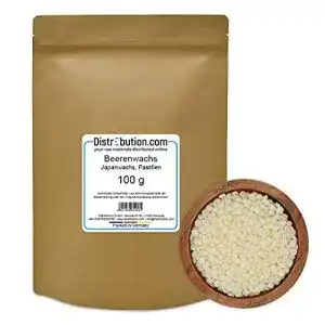 Beerenwachs DistrEbution 100 g, Japanwachs in Pastillen, vegan