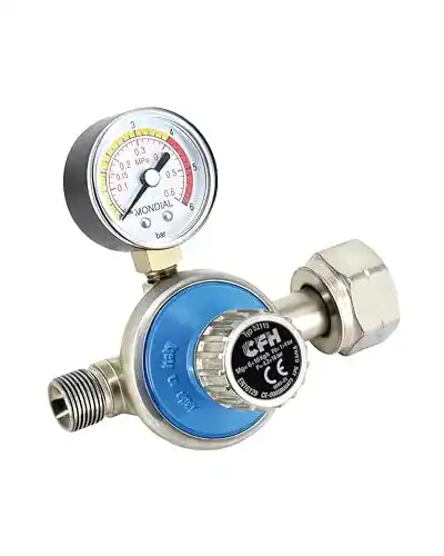 Gasdruckregler mit Manometer CFH Propanregler mit Manometer