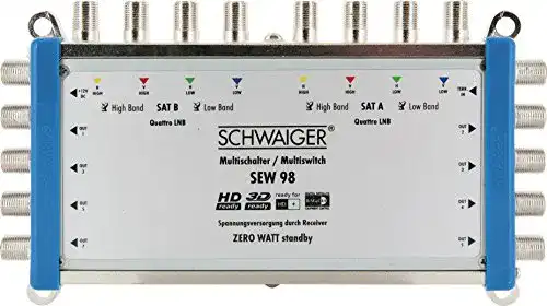 Multischalter 9/8 Schwaiger GmbH Schwaiger SEW98 531