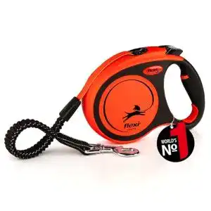 Flexi-Leine für große Hunde flexi Rollleine Xtreme, schwarz orange