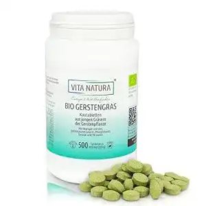 Gerstengras-Tabletten VITA NATURA Energie & Wohlbefinden