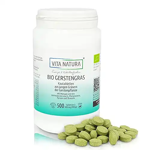 Die beste Gerstengras-Tabletten VITA NATURA Energie & Wohlbefinden 2026 Test Bestseller Gerstengras-Tabletten VITA NATURA Energie & Wohlbefinden